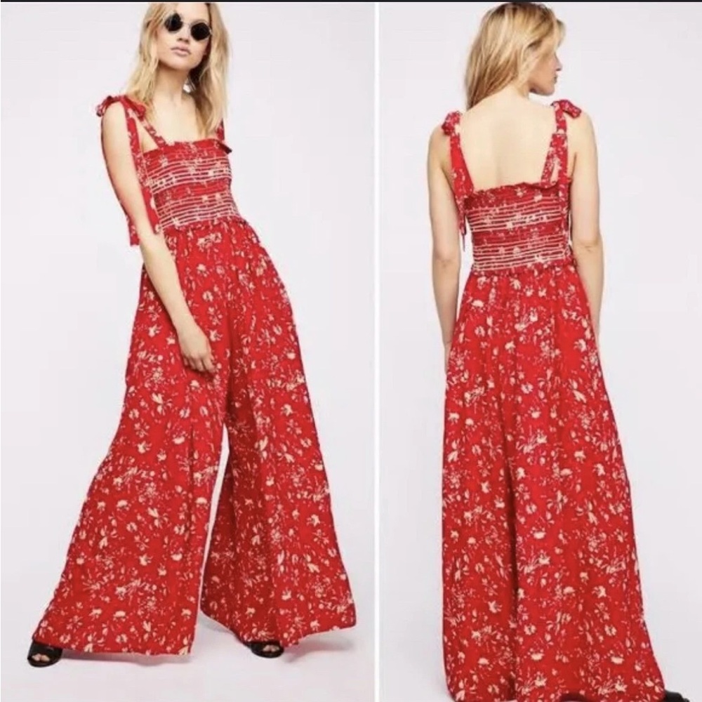 Free People color my world jumpsuit size Xs/S boho Anthropologie